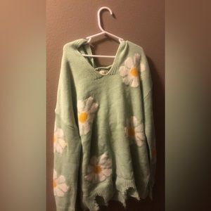 Sunflower kids sweater!🌼